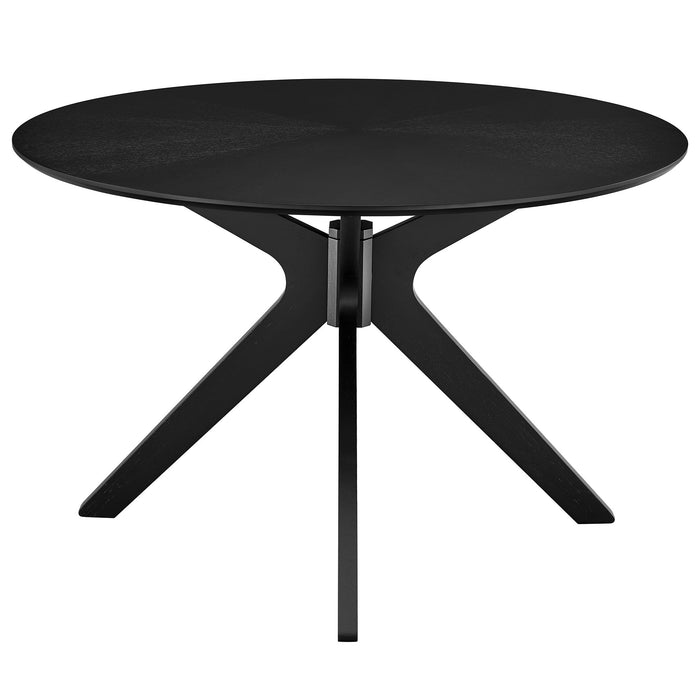 Crossroads 47" Round Wood Dining Table by Modway