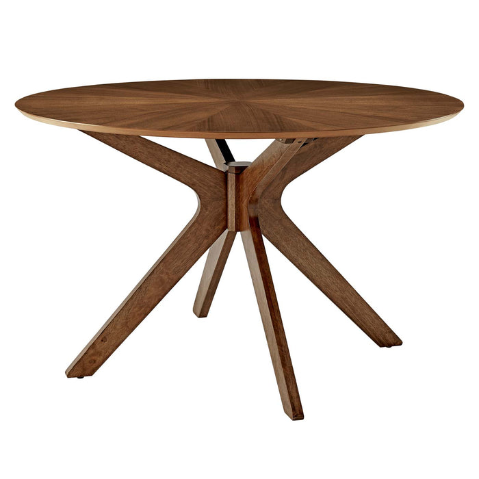 Crossroads 47" Round Wood Dining Table by Modway