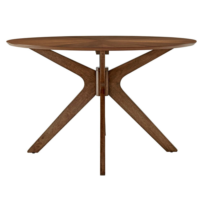 Crossroads 47" Round Wood Dining Table by Modway