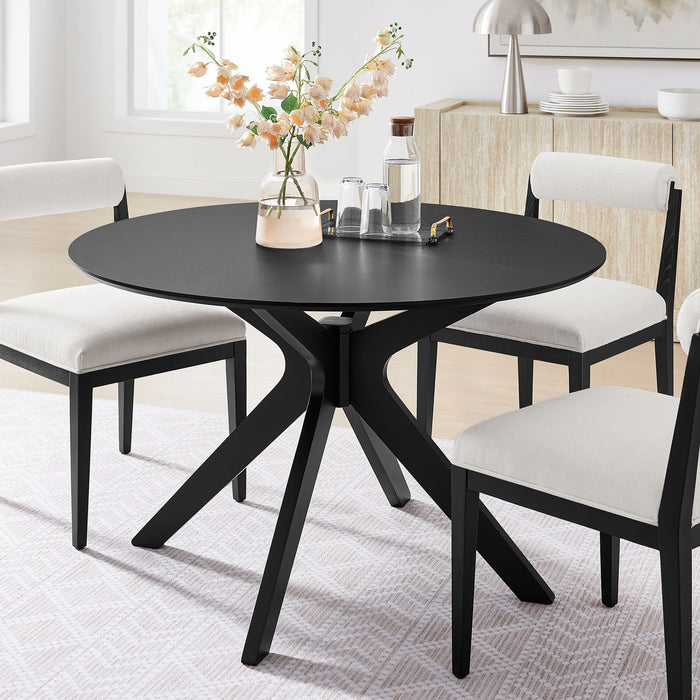 Crossroads 47" Round Wood Dining Table by Modway