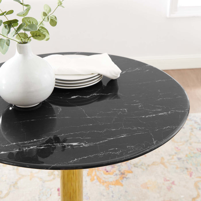 Verne 28" Artificial Marble Dining Table by Modway