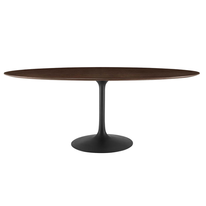 Lippa 78" Oval Wood Grain Dining Table by Modway