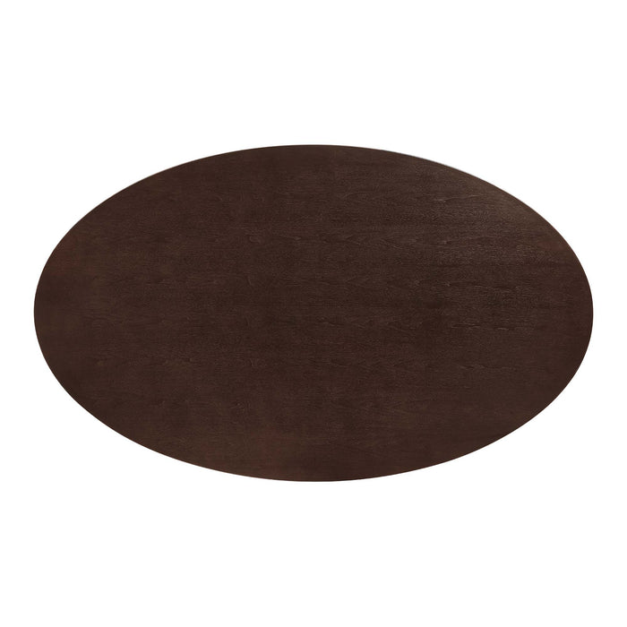 Lippa 78" Oval Wood Grain Dining Table by Modway