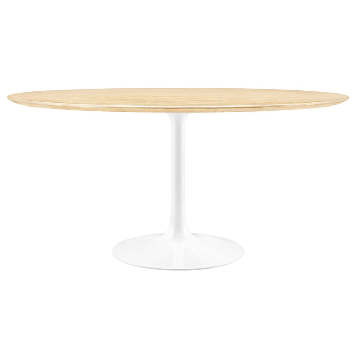 Lippa 60" Round Wood Grain Dining Table by Modway