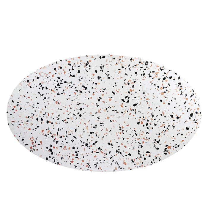 Lippa 60" Oval Terrazzo Dining Table by Modway