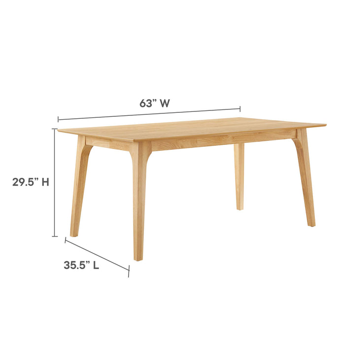 Juxtapose 63� Rectangle Dining Table by Modway