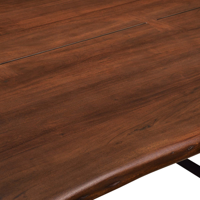 Viggo 74" Live Edge Acacia Wood Dining Table by Modway