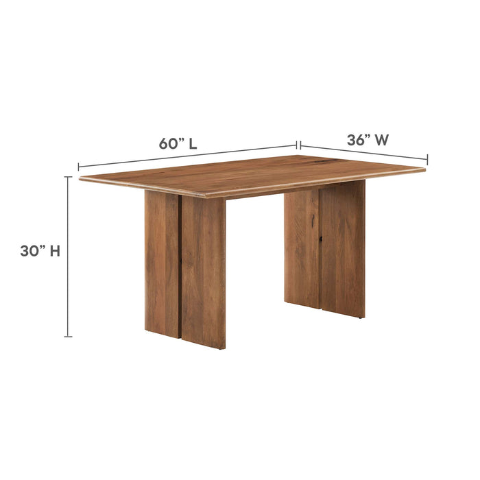 Amistad 60" Wood Dining Table by Modway