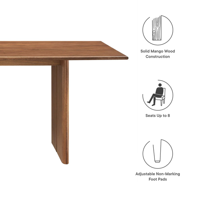 Amistad 86" Wood Dining Table by Modway