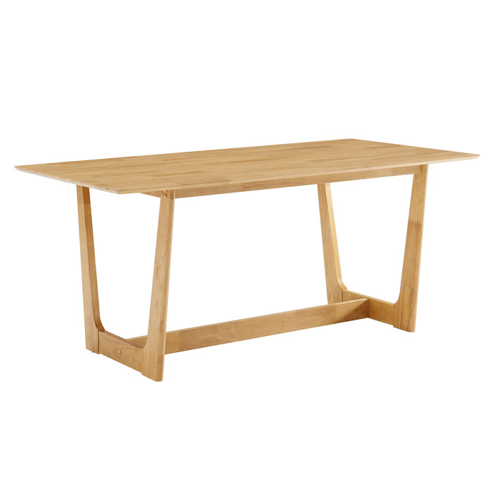 Solara 71" Rectangle Wood Dining Table by Modway