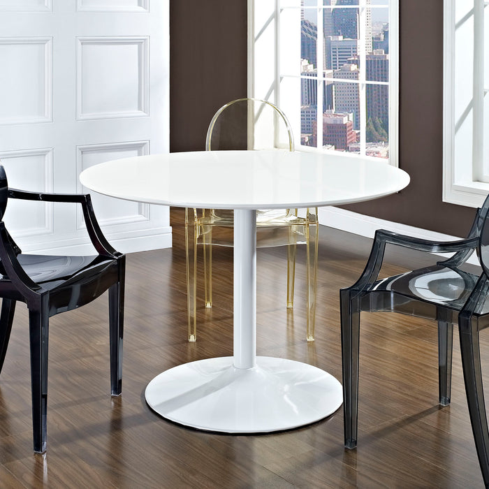 Revolve Round Wood Dining Table by Modway