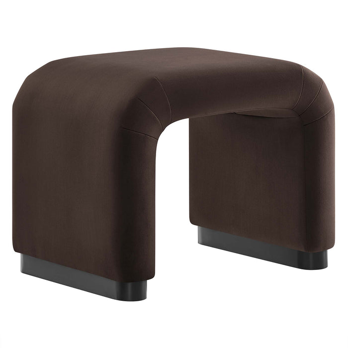 Koda Performance Velvet Waterfall Stool by Modway