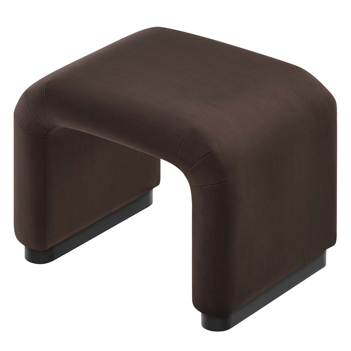 Koda Performance Velvet Waterfall Stool by Modway