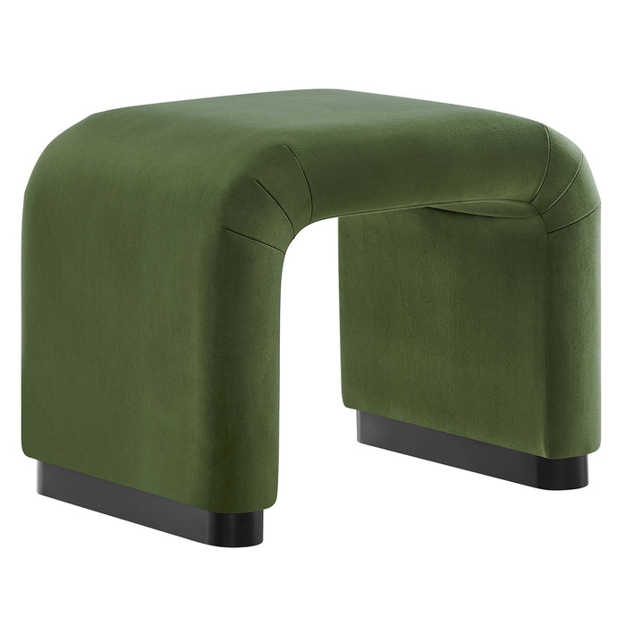 Koda Performance Velvet Waterfall Stool by Modway