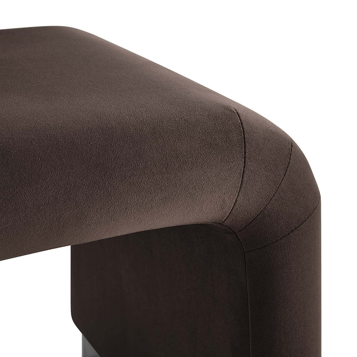 Koda Performance Velvet Waterfall Stool by Modway