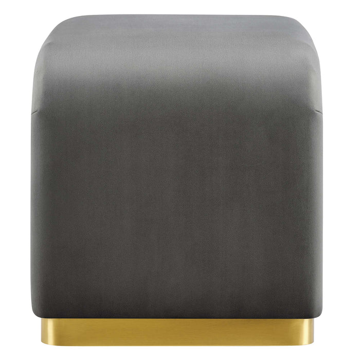 Koda Performance Velvet Waterfall Stool by Modway