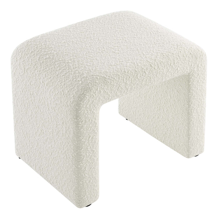 Simba Boucle Fabric Waterfall Stool by Modway