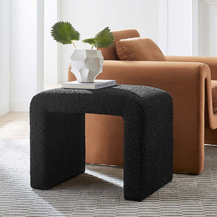 Simba Boucle Fabric Waterfall Stool by Modway