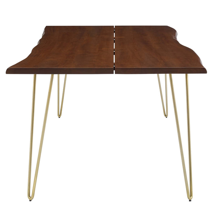 Ardor 96" Live Edge Acacia Wood Acacia Wood Dining Table by Modway