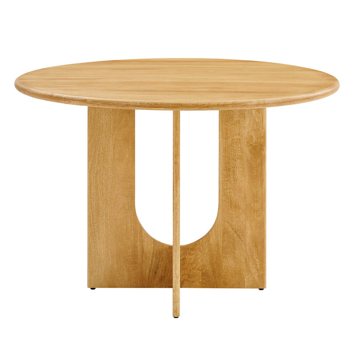 Rivian Round 48" Wood Dining Table by Modway