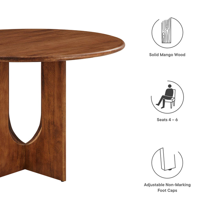 Rivian Round 48" Wood Dining Table by Modway