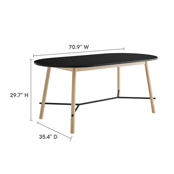 Infuse 71" Wood Grain Dining Table by Modway