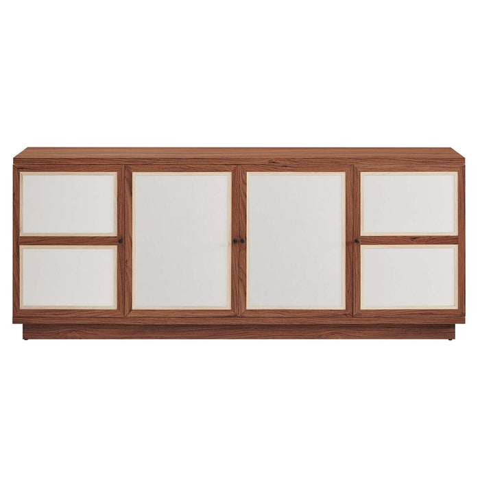 Capri 63" Wood Grain TV Console by Modway