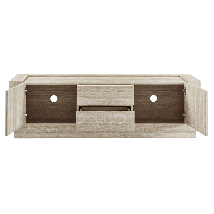 Hollis 59" Travertine TV Stand by Modway