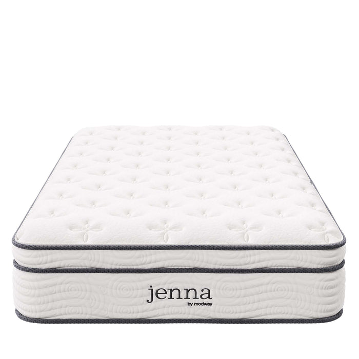 Jenna 10" Innerspring and Foam Twin XL Mattress by Modway