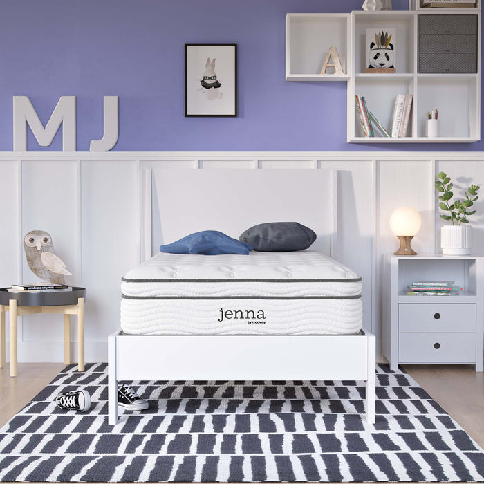 Jenna 10" Innerspring and Foam Twin XL Mattress by Modway