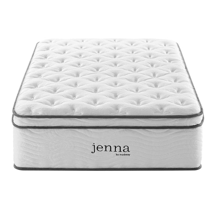 Jenna 14" Innerspring and Foam Twin Mattress by Modway