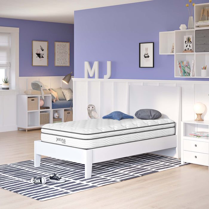 Jenna 8" Innerspring and Foam Narrow Twin Mattress by Modway