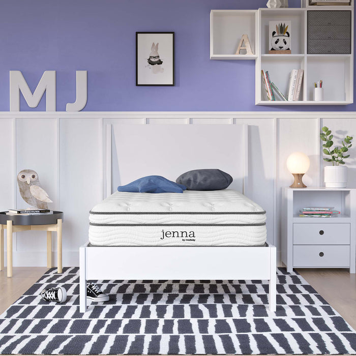 Jenna 8" Innerspring and Foam Narrow Twin Mattress by Modway