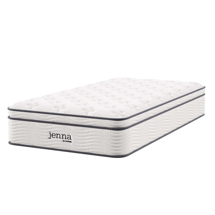 Jenna 12" Innerspring and Foam Twin Mattress by Modway