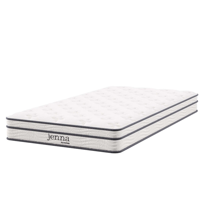 Jenna 6" Innerspring and Foam Twin Mattress by Modway