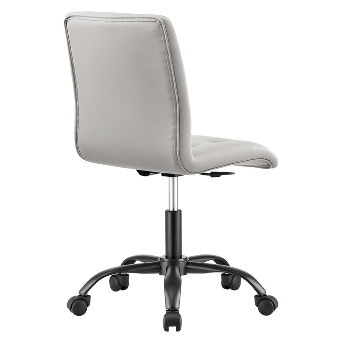 Prim Armless Vegan Leather Office Chair by Modway