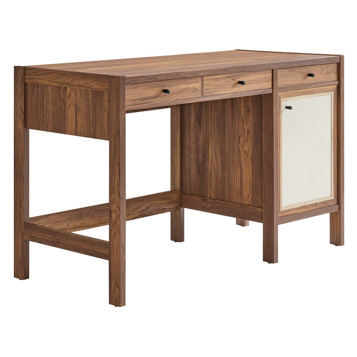 Capri 49" Wood Grain Office Desk by Modway