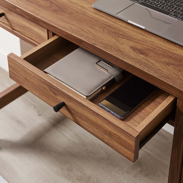 Capri 49" Wood Grain Office Desk by Modway