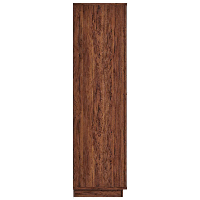 Capri 70" Tall Wood Grain Storage Cabinet by Modway