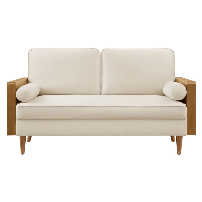 Orla Chenille Upholstered Bench by Modway