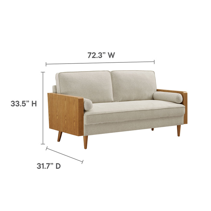 Lyra 47" Fabric Upholstered Bench by Modway