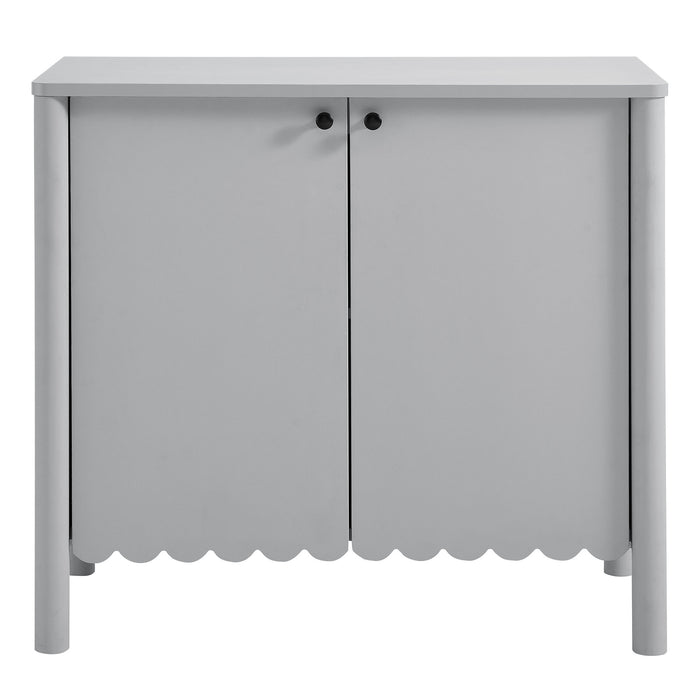 Emmeline 35" 2-Door Scalloped Sideboard Cabinet by Modway