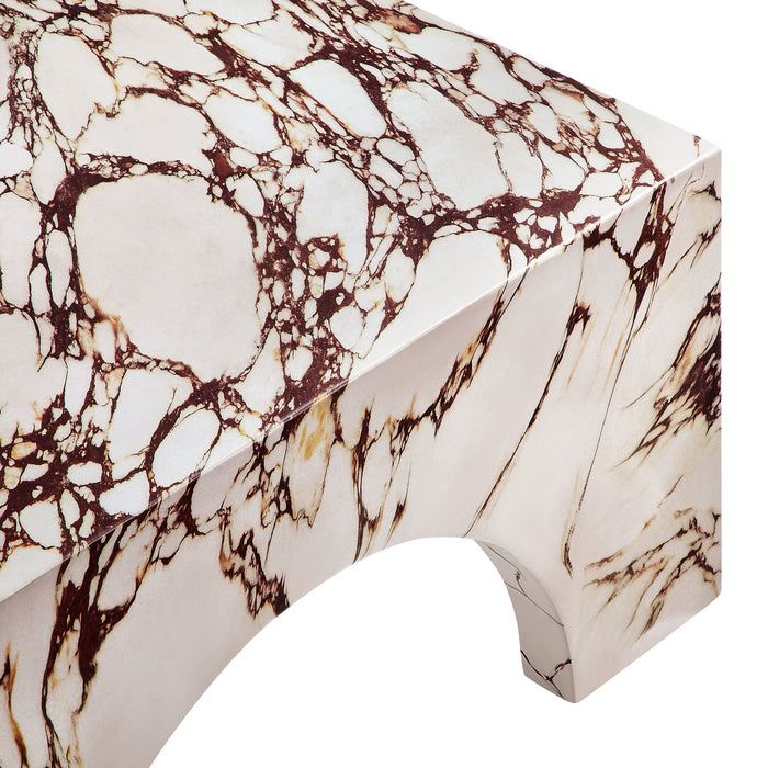 Thera Vegan Leather and Cane Accent Armchairs Set of 2 by Modway