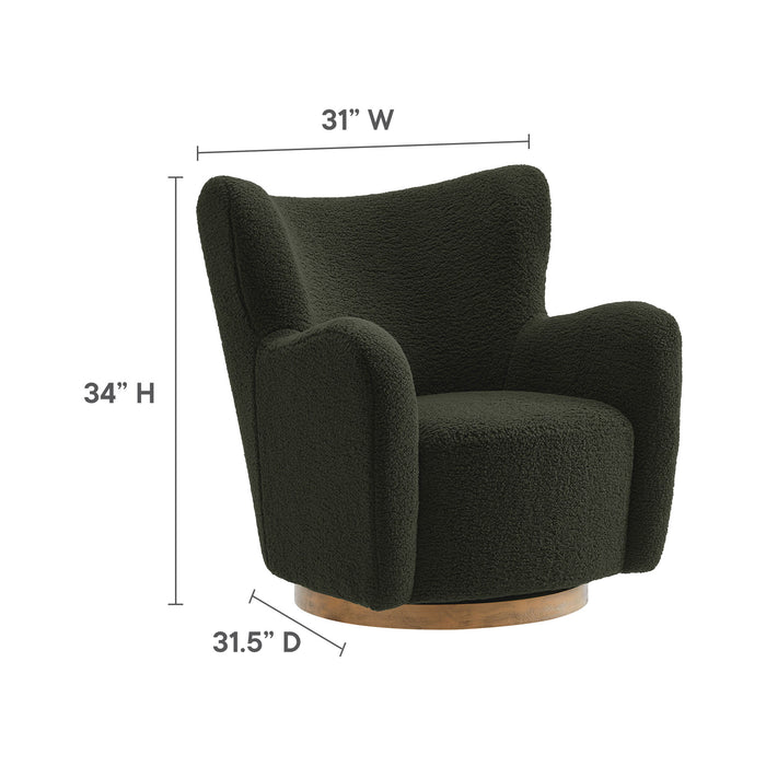 Revive Upholstered Vegan Leather Accent Armchair by Modway