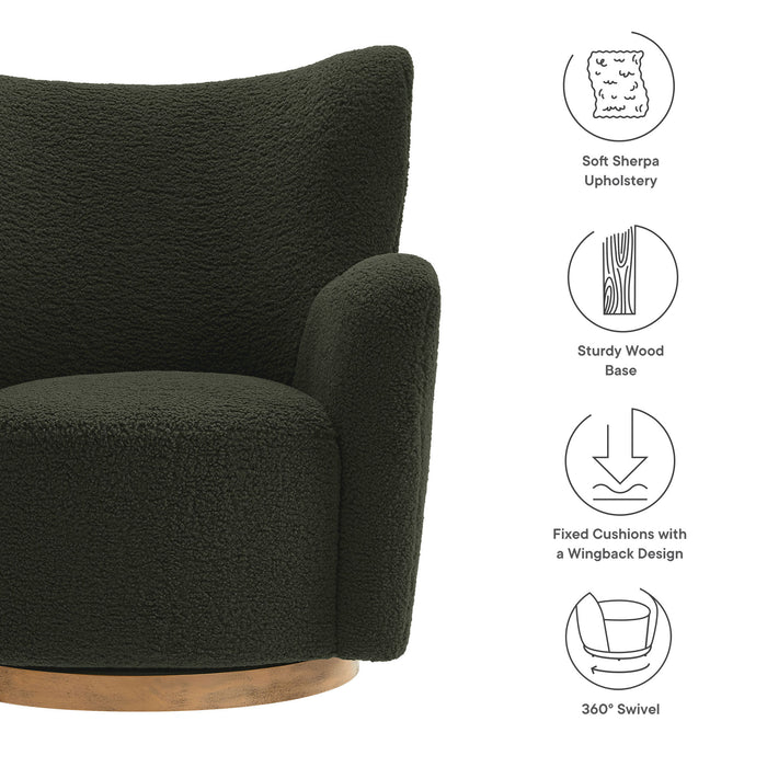 Revive Upholstered Vegan Leather Accent Armchair by Modway