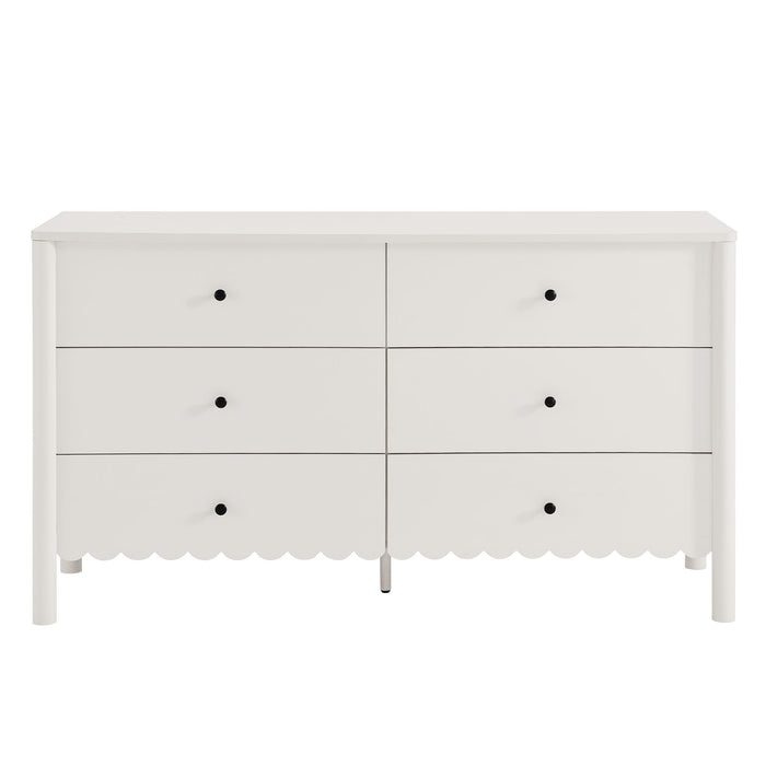 Emmeline Scalloped 6-Drawer Dresser by Modway