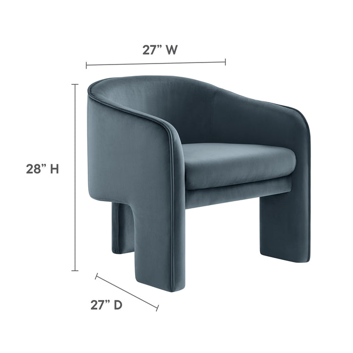 Kellan Performance Velvet Loveseat by Modway