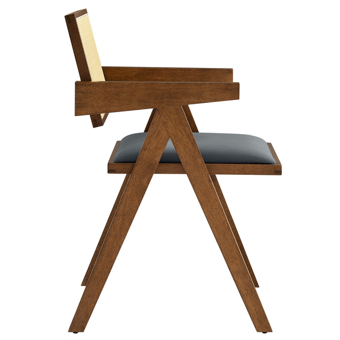 Wellspring Outdoor Patio Teak and Rope Counter Stool by Modway