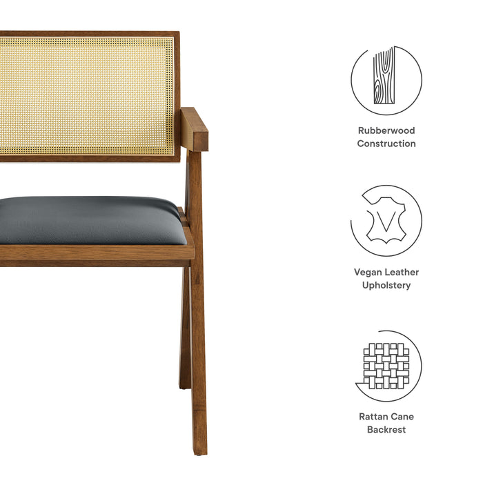 Wellspring Outdoor Patio Teak and Rope Counter Stool by Modway