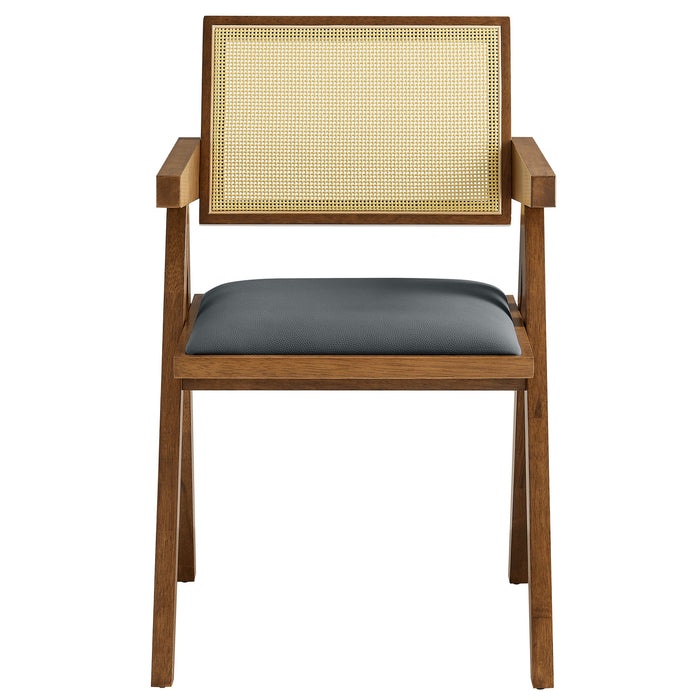 Wellspring Outdoor Patio Teak and Rope Counter Stool by Modway